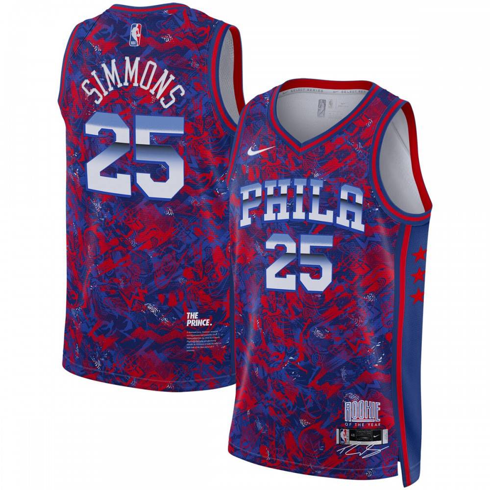 Ben Simmons Philadelphia 76ers Select Series Rookie of the Year Swingman Jersey - Royal/Red-Pro Kit Vault | Brand New 26/27 Sports Jerseys